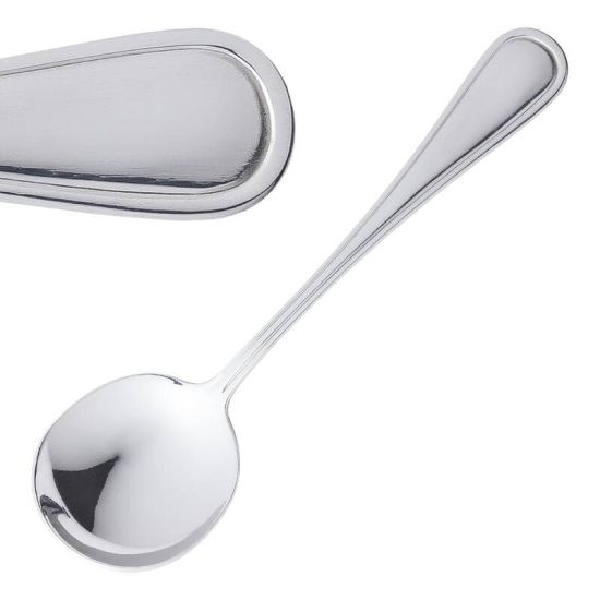 Olympia Mayfair Soup Spoon Box of 12 URO D511 Olympia Mayfair Soup Spoon Box of 12 URO D511
