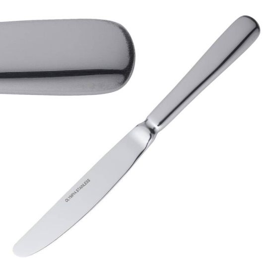 Olympia Baguette Table Knife Box of 12 URO D595