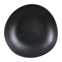 Alchemy Melamine Trace Granite Blk Melamine Bowl 380mm (Pack Of 2)