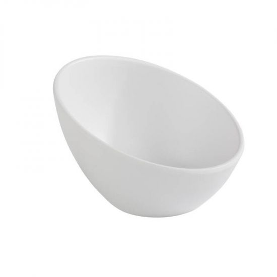 APS Zen Melamine Round Sloped Bowl White 150ml URO DA296