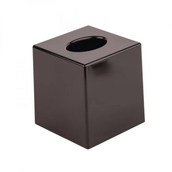 Black Cube Tissue Holder URO DA603