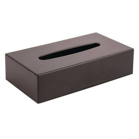 Black Rectangular Tissue Holder URO DA605