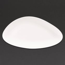 Churchill Lotus Triangular Plates White 350mm (Pack Of 6) Churchill Lotus Triangular Plates White 350mm (Pack Of 6)