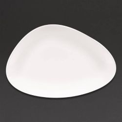 Churchill Lotus Triangular Plates White 300mm (Pack Of 6) Churchill Lotus Triangular Plates White 300mm (Pack Of 6)