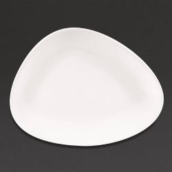 Churchill Lotus Triangular Plates White 260mm (Pack Of 12) Churchill Lotus Triangular Plates White 260mm (Pack Of 12)