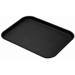 Cambro Treadlite Fibreglass Rectangular Non-Slip Tray Black 457mm Cambro Treadlite Fibreglass Rectangular Non-Slip Tray Black 457mm