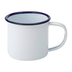 Utopia Eagle Enamel Mugs 155ml (Pack Of 12)