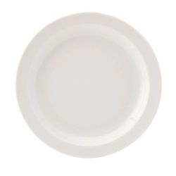 Utopia Pure White Narrow Rim Plates 167mm (Pack Of 36)