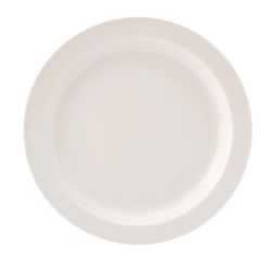 Utopia Pure White Narrow Rim Plates 230mm (Pack Of 24)
