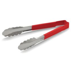 Vollrath Red Utility Grip Kool Touch Tong 12 Vollrath Red Utility Grip Kool Touch Tong 12