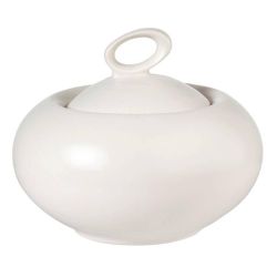Churchill Alchemy Sequel White Sugar Bowl With Lid 200ml 7oz (Pack Of 6)