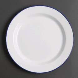 Olympia Enamel Dinner Plates 300mm (Pack Of 6)