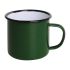 Olympia Enamel Mugs Green 350ml (Pack Of 6)
