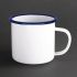 Olympia Large Enamel Soup Mug 670ml (Pack Of 6)