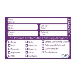 Puracycle Reusable Allergen Labels (Pack Of 20) Puracycle Reusable Allergen Labels (Pack Of 20)