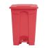 Jantex Kitchen Pedal Bin Red 45Ltr