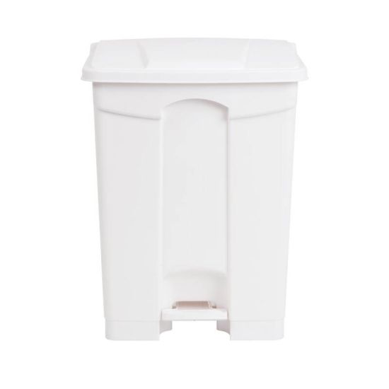 Jantex Kitchen Pedal Bin White 65Ltr URO DC711 Jantex Kitchen Pedal Bin White 65Ltr URO DC711