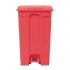 Jantex Kitchen Pedal Bin Red 87Ltr