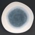 Churchill Studio Prints Raku Round Trace Plates Topaz Blue 264mm (Pack Of 12)