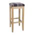 Bolero Austin High Stools Grey Tartan (Single)