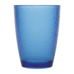 Kristallon Polycarbonate Tumbler Pebbled Blue 275ml (Pack Of 6) Kristallon Polycarbonate Tumbler Pebbled Blue 275ml (Pack Of 6)