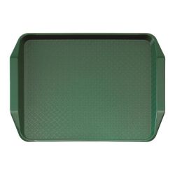 Cambro Polypropylene Handled Fast Food Tray Green 430mm Cambro Polypropylene Handled Fast Food Tray Green 430mm
