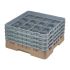 Cambro Camrack Beige 16 Compartments Max Glass Height 215mm