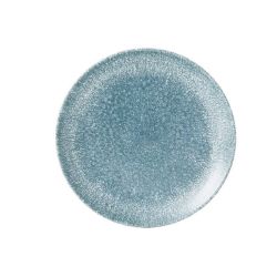 Churchill Studio Prints Raku Coupe Plate Topaz Blue 217mm (Pack Of 12)