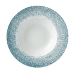 Churchill Studio Prints Raku Wide Rim Bowl Topaz Blue 280mm (Pack Of 12)