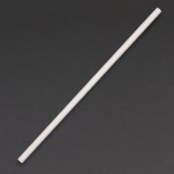 Fiesta Green Compostable Paper Straws White (Pack Of 250)