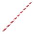 Fiesta Green Compostable Paper Straws Red Stripes (Pack Of 250)