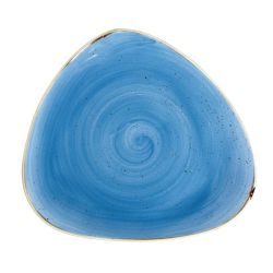 Churchill Stonecast Triangle Plate Cornflower Blue 311mm (Pack Of 6)