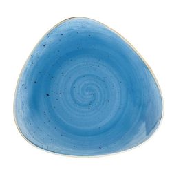 Churchill Stonecast Triangle Plate Cornflower Blue 229mm (Pack Of 12)