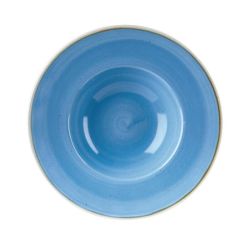 Churchill Stonecast Round Wide Rim Bowl Cornflower Blue 239mm (Pack Of 12)