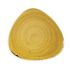 Churchill Stonecast Triangle Plate Mustard Seed Yellow 311mm (Pack Of 6)