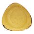 Churchill Stonecast Triangle Plate Mustard Seed Yellow 229mm (Pack Of 12)