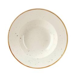 Churchill Stonecast Round Wide Rim Bowl Barley White 280mm (Pack Of 12)