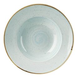 Churchill Stonecast Round Wide Rim Bowl Duck Egg Blue 280mm (Pack Of 12)