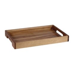 Churchill Alchemy Buffet Wooden Handled Trays 397mm (Pack Of 4) Churchill Alchemy Buffet Wooden Handled Trays 397mm (Pack Of 4)