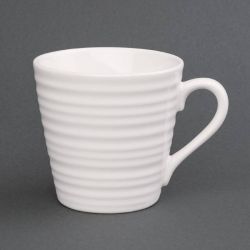 Olympia Café Aroma Mugs White 340ml (Pack Of 6)