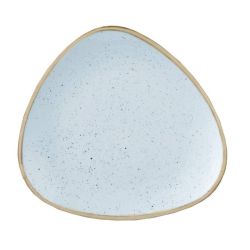 Churchill Stonecast Triangle Plate Duck Egg Blue 315mm (Pack Of 6)