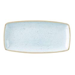 Churchill Stonecast Rectangular Plate Duck Egg Blue 250mm (Pack Of 12)