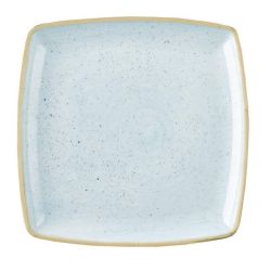 Churchill Stonecast Deep Square Plate Duck Egg Blue 260mm (Pack Of 6)