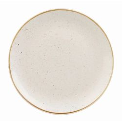 Churchill Stonecast Round Coupe Plate Barley White 165mm (Pack Of 12)
