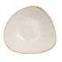 Churchill Stonecast Triangle Bowl Barley White 228mm (Pack Of 12)