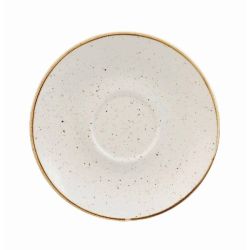 Churchill Stonecast Round Cappuccino Saucers Barley White 156mm (Pack Of 12) Churchill Stonecast Round Cappuccino Saucers Barley White 156mm (Pack Of 12)