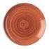 Churchill Stonecast Round Coupe Plate Spiced Orange 200mm (Pack Of 12)