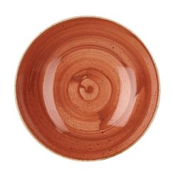 Churchill Stonecast Round Coupe Bowl Spiced Orange 220mm (Pack Of 12)