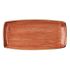 Churchill Stonecast Rectangular Plate Spiced Orange 295 X 150mm
