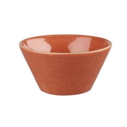 Churchill Stonecast X Squared Sauce Dish Spiced Orange 3oz (Pack Of 12)